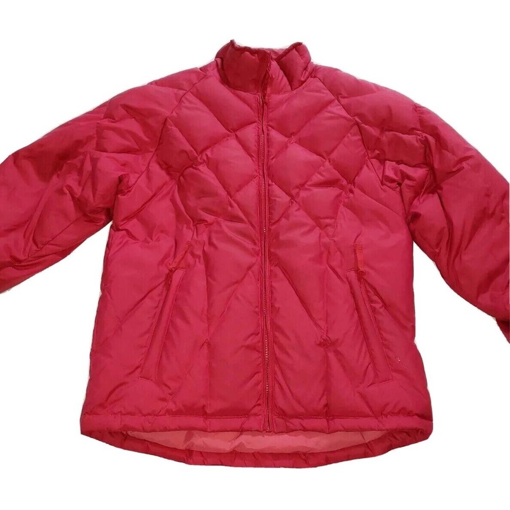 Cabelas Premier Northern Goose‎ Down Puffer Quilted Jacket Coat Size Large